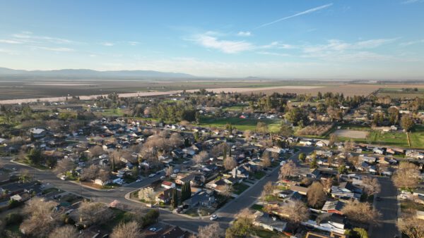 The City of Willows aerial view