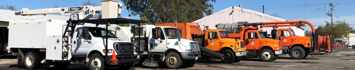 Public Works heavy duty trucks