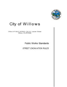 City-of-Willows-street-excavation-rules-final