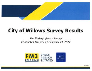 Willows Survey Results 4:13:2022