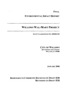 Willows-Walmart-Project-FEIR-Final-Environmental-Impact-Report