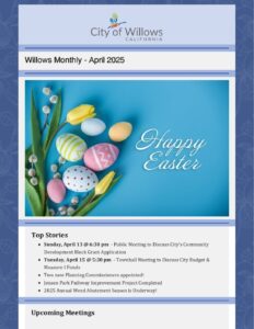 City-of-Willows-April-2025-Newsletter