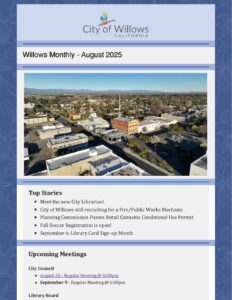 City-of-Willows-August-2025-Newsletter