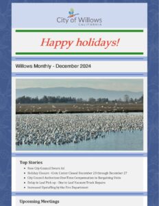 City-of-Willows-December-2024-Newsletter