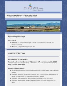 City-of-Willows-February-2024-Newsletter