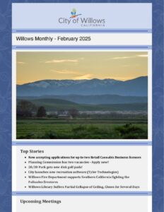 City-of-Willows-February-2025-Newsletter
