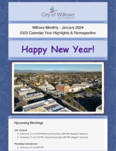 City-of-Willows-January-2024-Newsletter