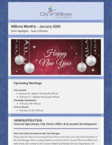 City-of-Willows-January-2025-Newsletter