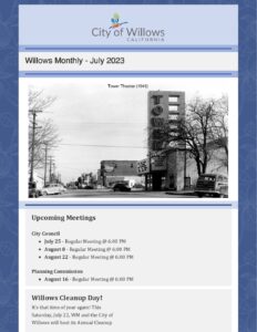 City-of-Willows-July-2023-Newsletter