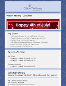 City-of-Willows-July-2024-Newsletter