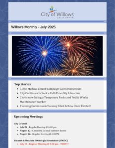 City-of-Willows-July-2025-Newsletter