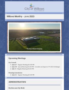 City-of-Willows-June-2023-Newsletter