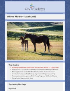 City-of-Willows-March-2025-Newsletter