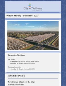 City-of-Willows-September-2023-Newsletter